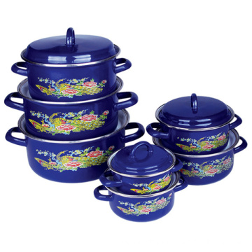 Enamel Kochgeschirr 7 PCS Set